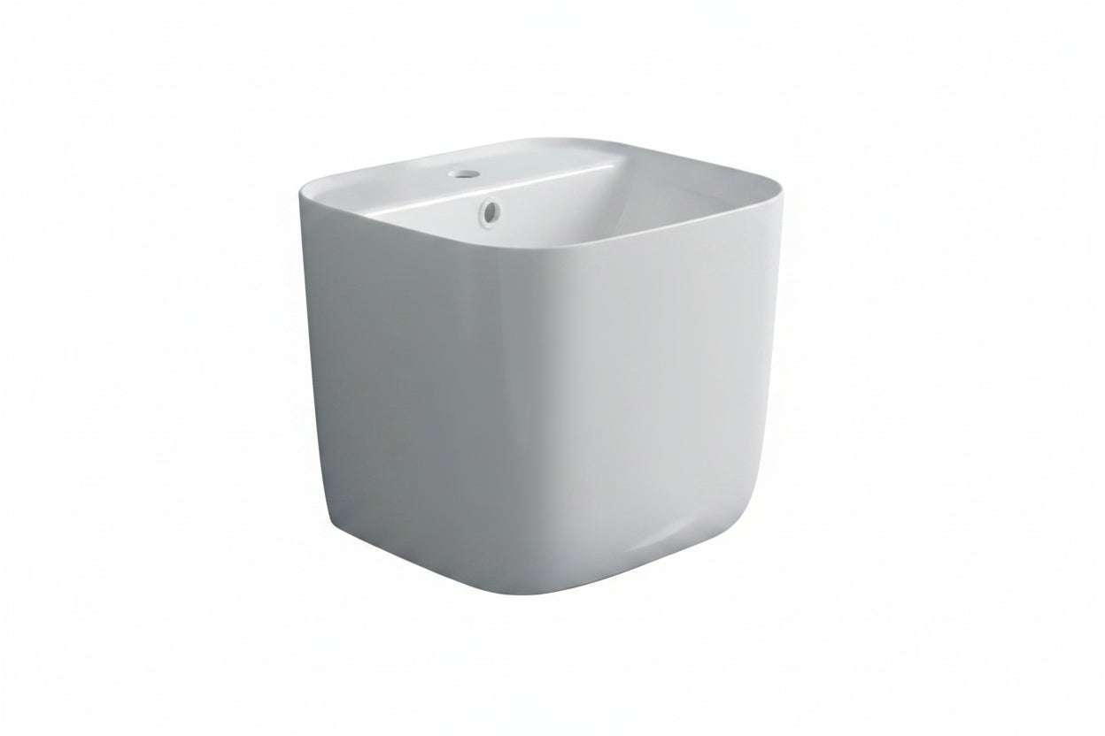 LAVAMANO FLOTANTE MINIMALISTA BLANCO (45X42X40) - FRATELLI PREMIUM